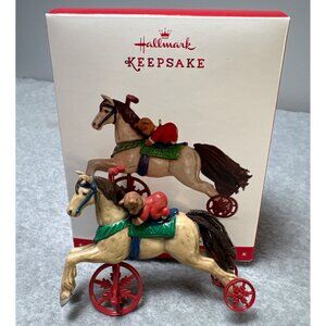 Hallmark Keepsake Ornament Prancing Pony with Boy Rider Christmas Decoration Col